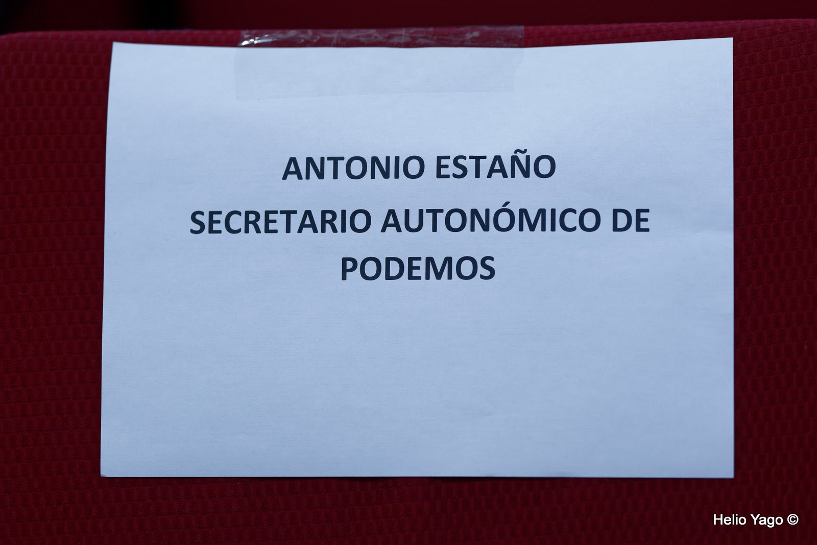 Rafael Correa en Valencia (Sede de UGT)