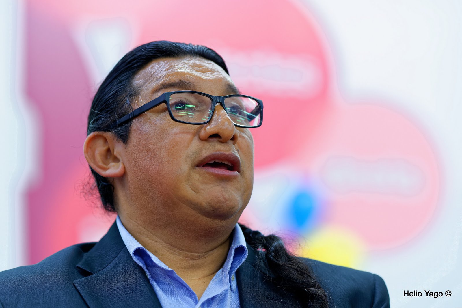 Rafael Correa en Valencia (Sede de UGT)