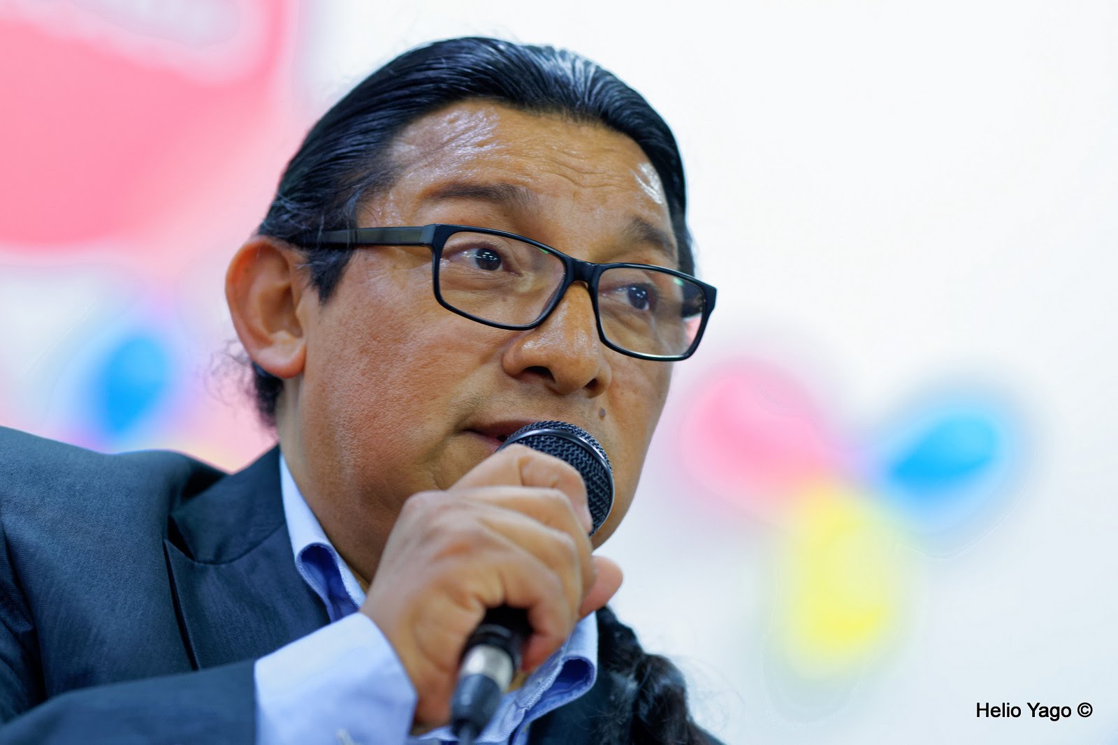 Rafael Correa en Valencia (Sede de UGT)