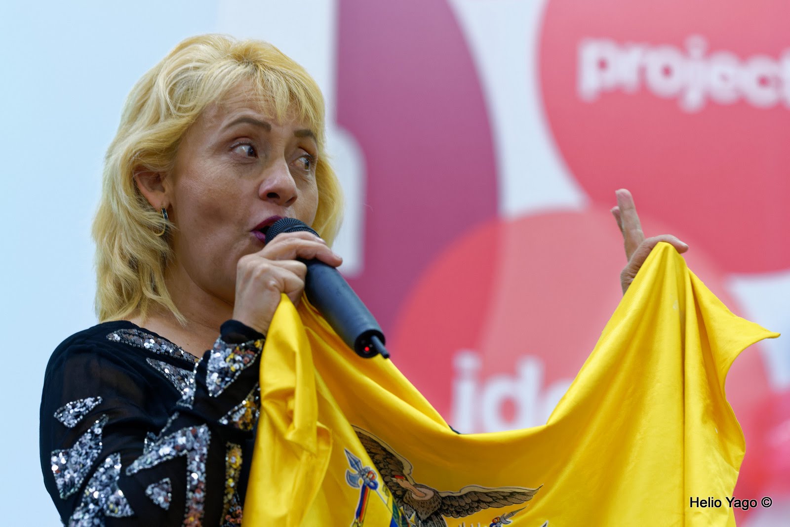 Rafael Correa en Valencia (Sede de UGT)