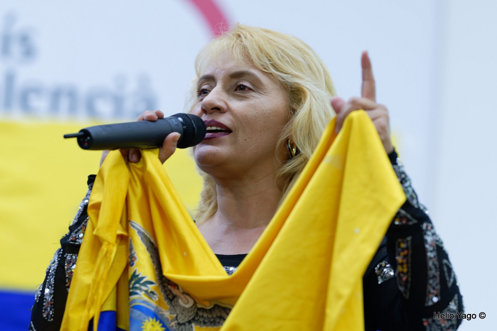 Rafael Correa en Valencia (Sede de UGT)