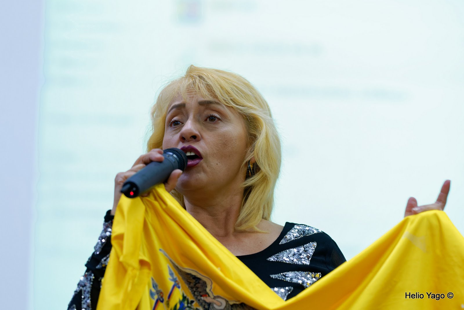 Rafael Correa en Valencia (Sede de UGT)