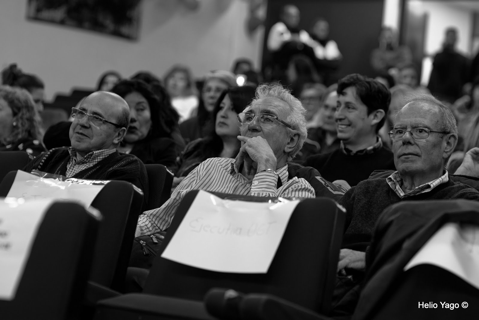 Rafael Correa en Valencia (Sede de UGT)