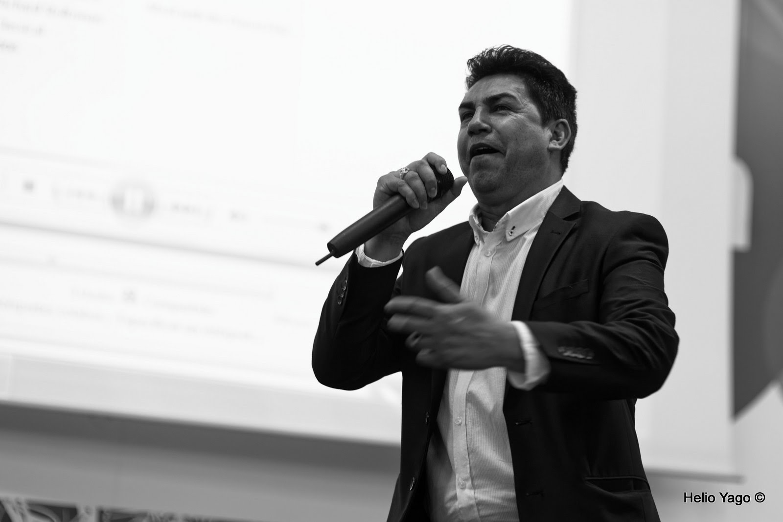 Rafael Correa en Valencia (Sede de UGT)