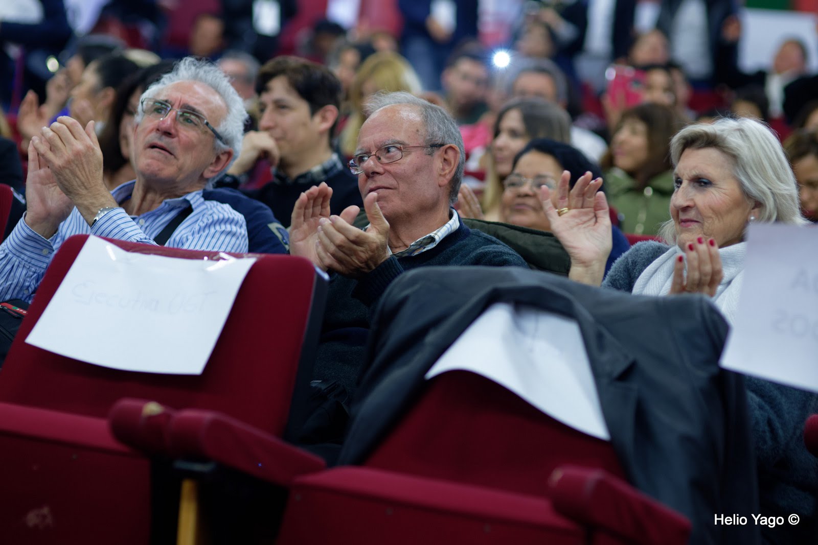 Rafael Correa en Valencia (Sede de UGT)