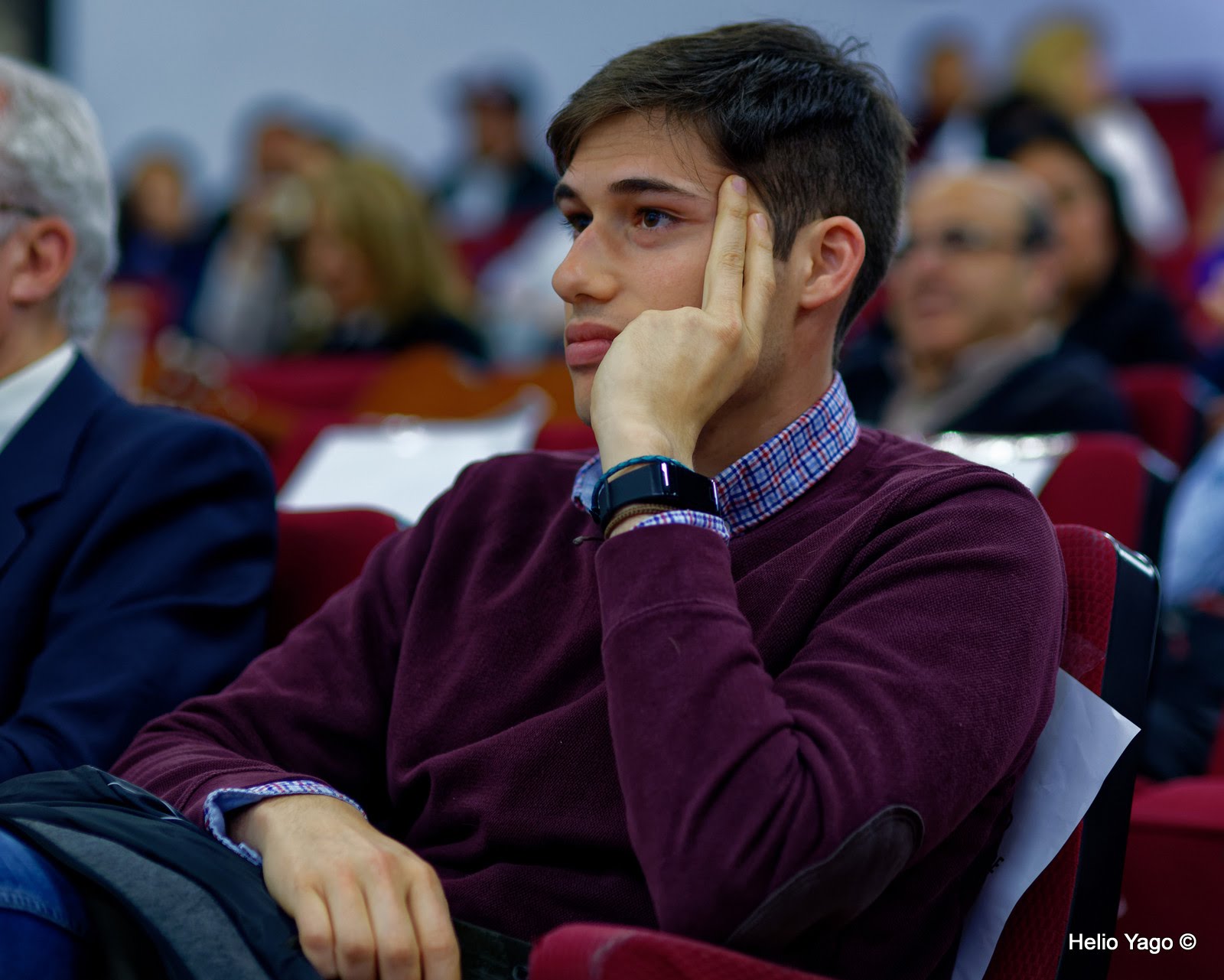 Rafael Correa en Valencia (Sede de UGT)