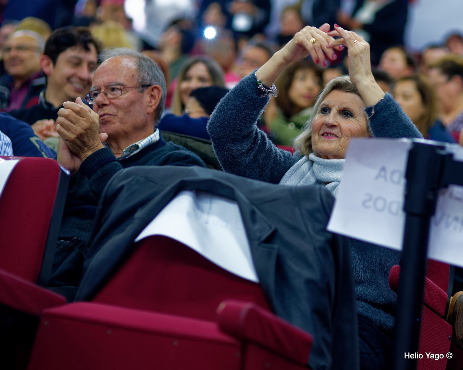 Rafael Correa en Valencia (Sede de UGT)
