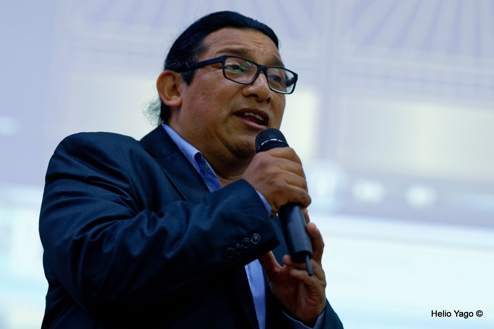 Rafael Correa en Valencia (Sede de UGT)