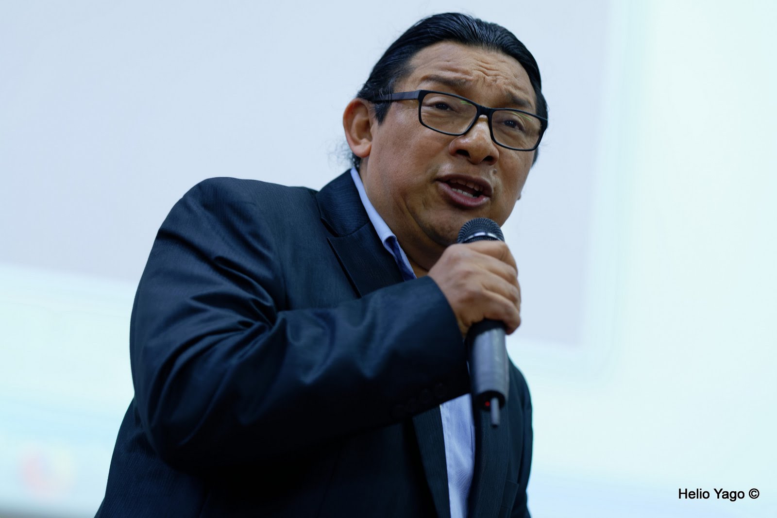 Rafael Correa en Valencia (Sede de UGT)