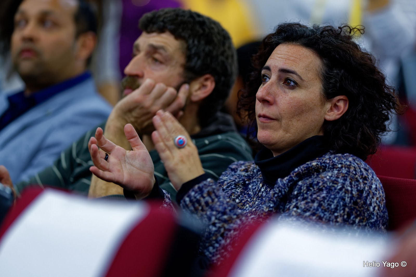 Rafael Correa en Valencia (Sede de UGT)