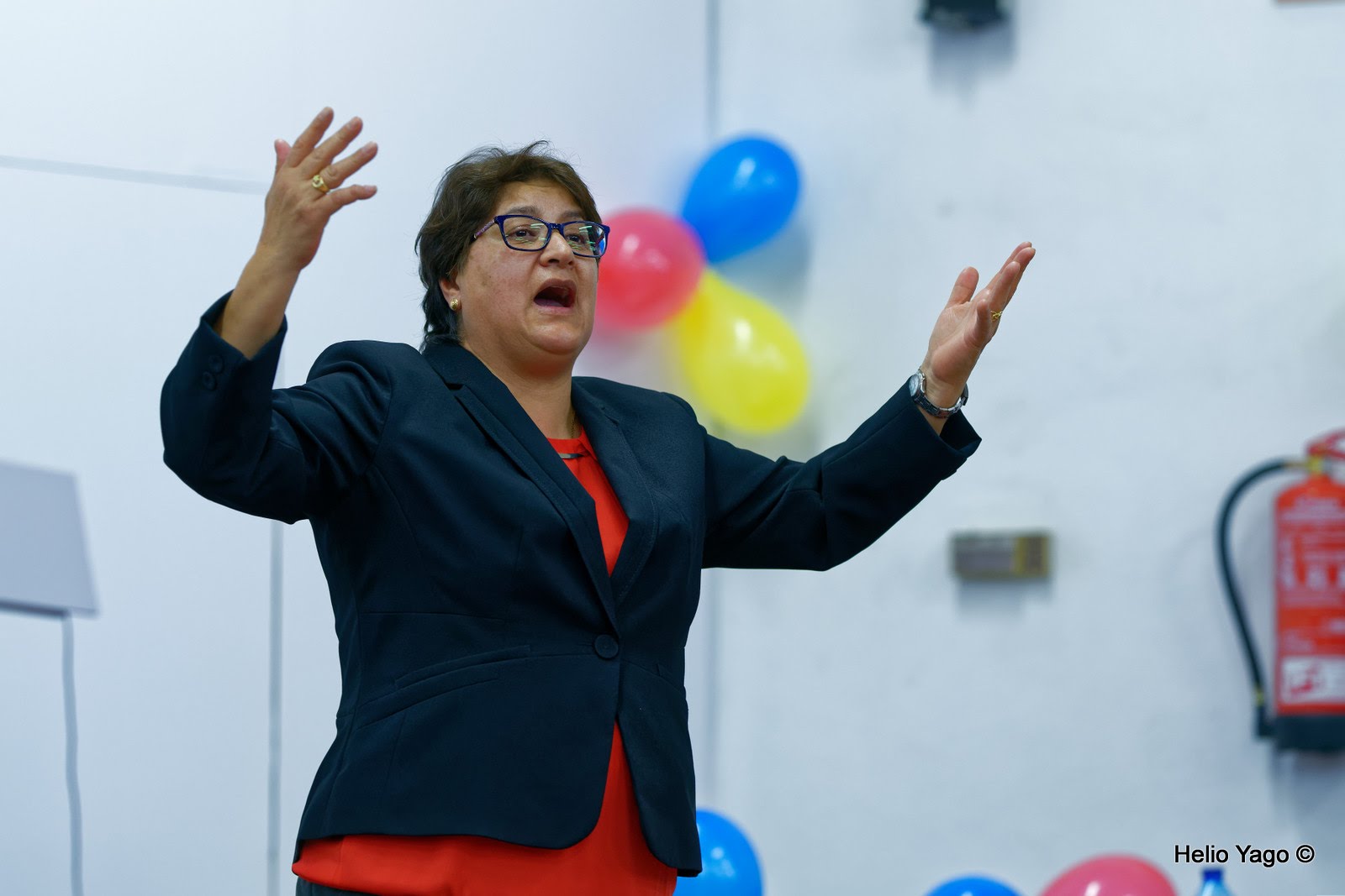 Rafael Correa en Valencia (Sede de UGT)