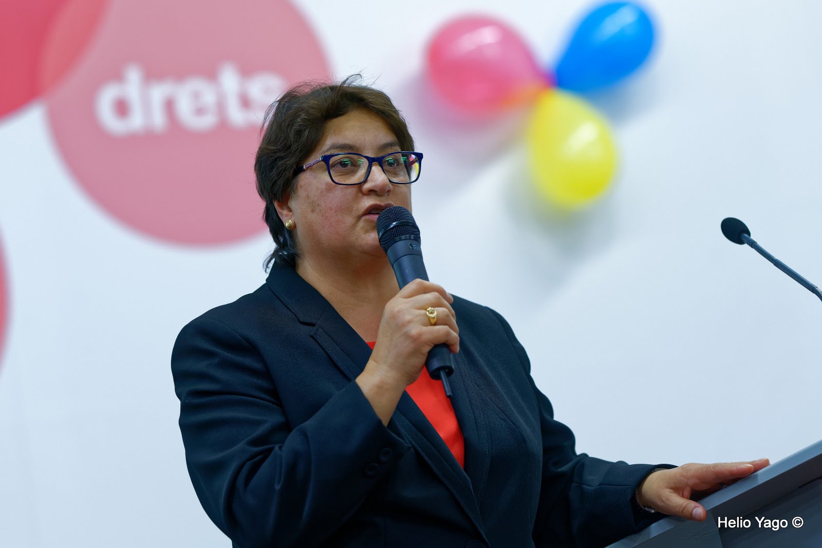 Rafael Correa en Valencia (Sede de UGT)