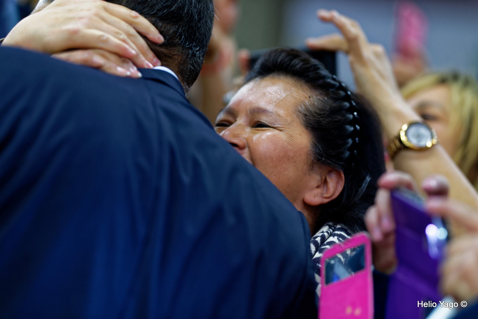 Rafael Correa en Valencia (Sede de UGT)