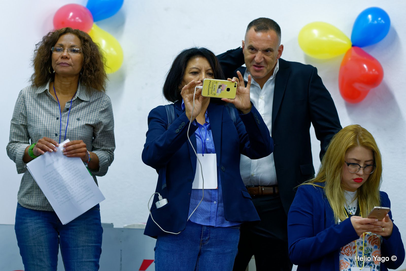 Rafael Correa en Valencia (Sede de UGT)