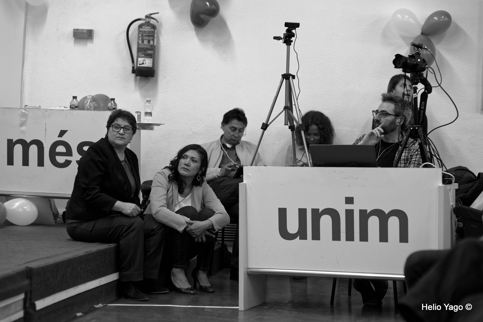 Rafael Correa en Valencia (Sede de UGT)