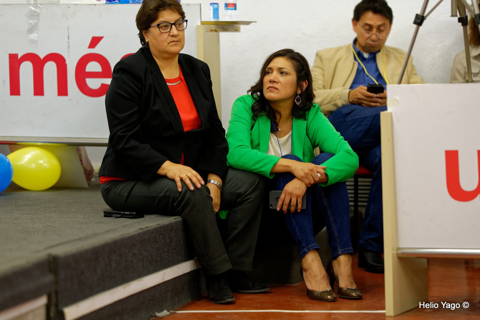 Rafael Correa en Valencia (Sede de UGT)