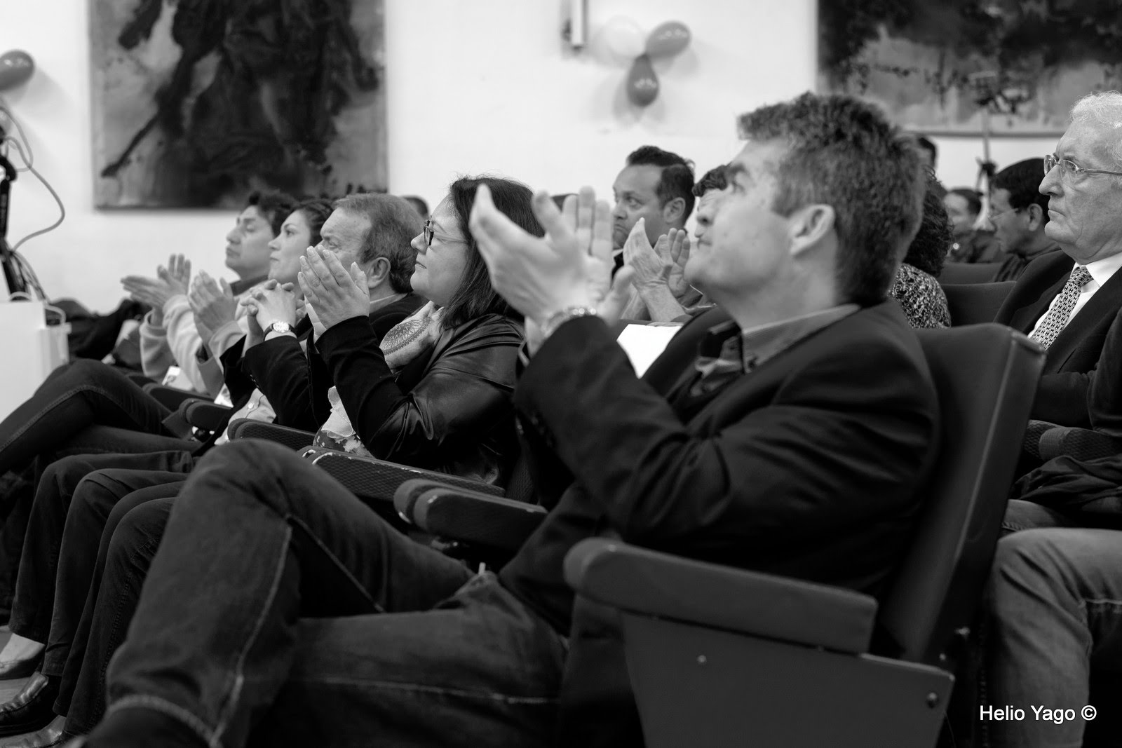 Rafael Correa en Valencia (Sede de UGT)