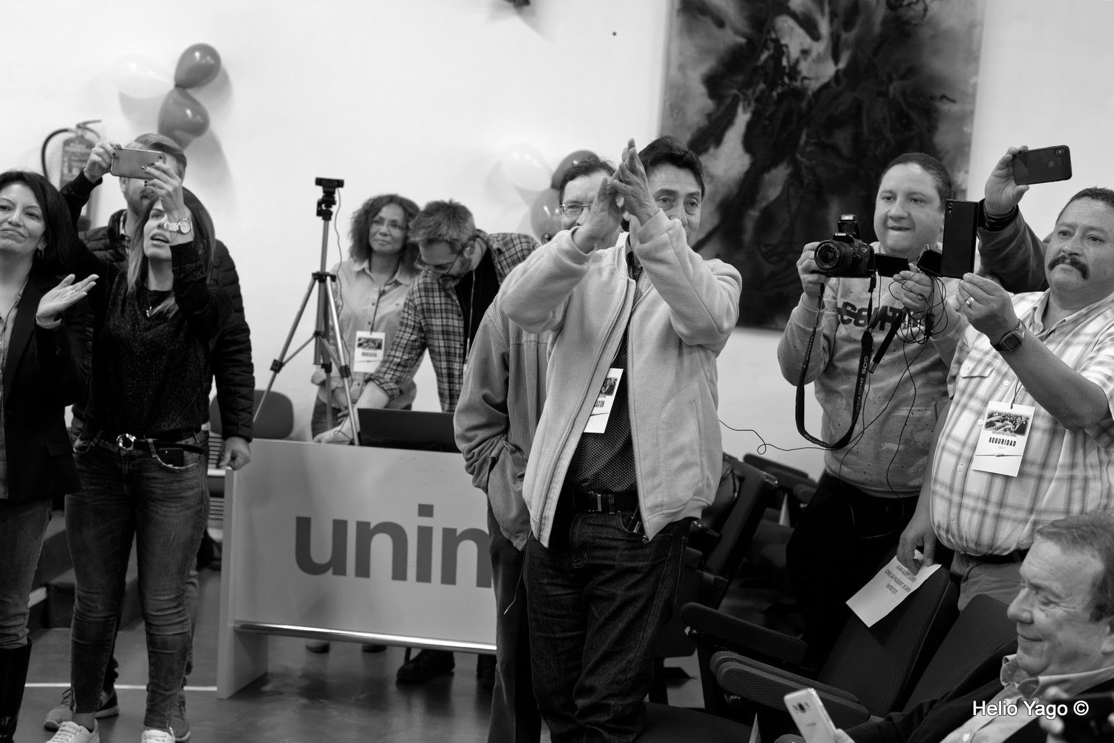 Rafael Correa en Valencia (Sede de UGT)