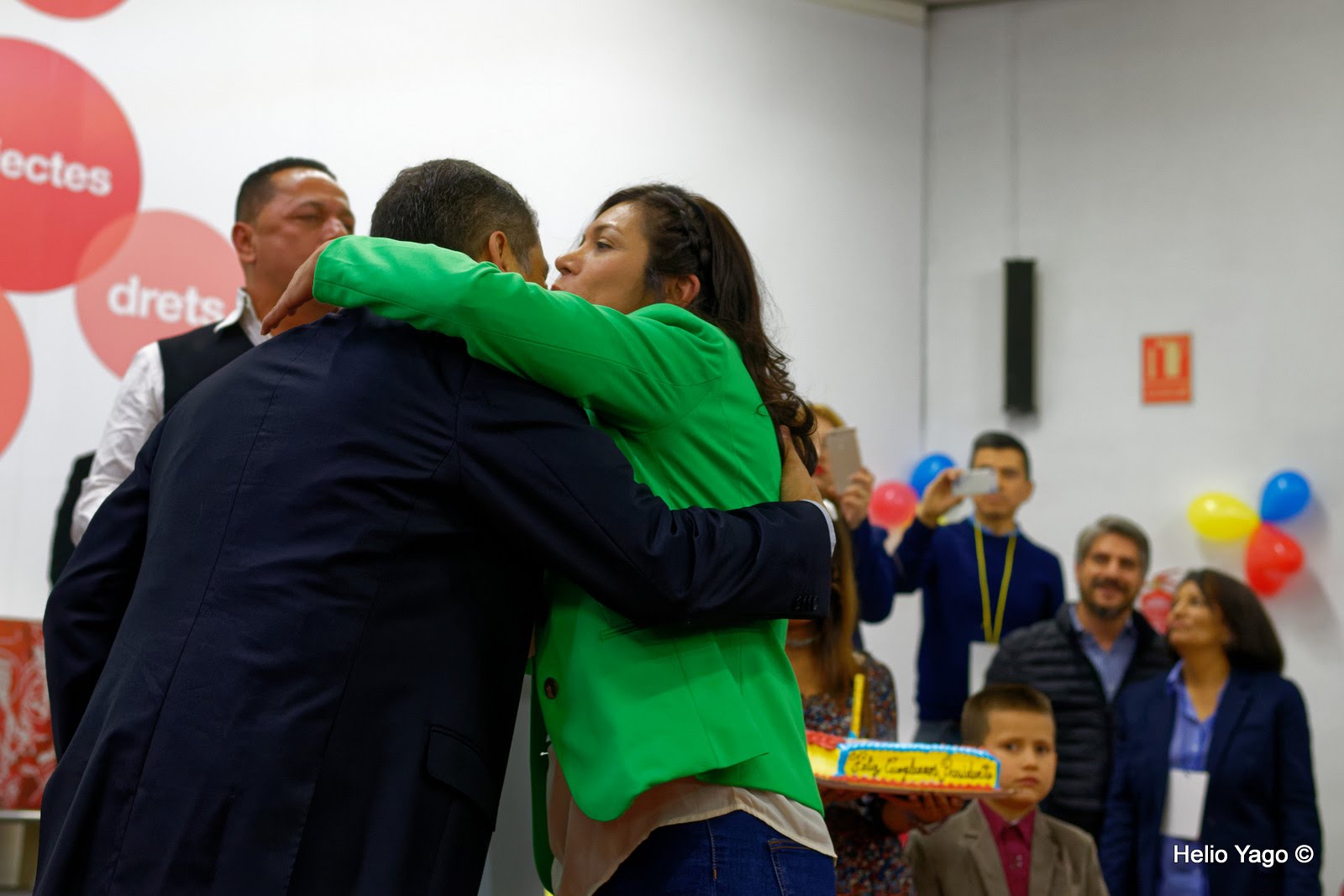 Rafael Correa en Valencia (Sede de UGT)