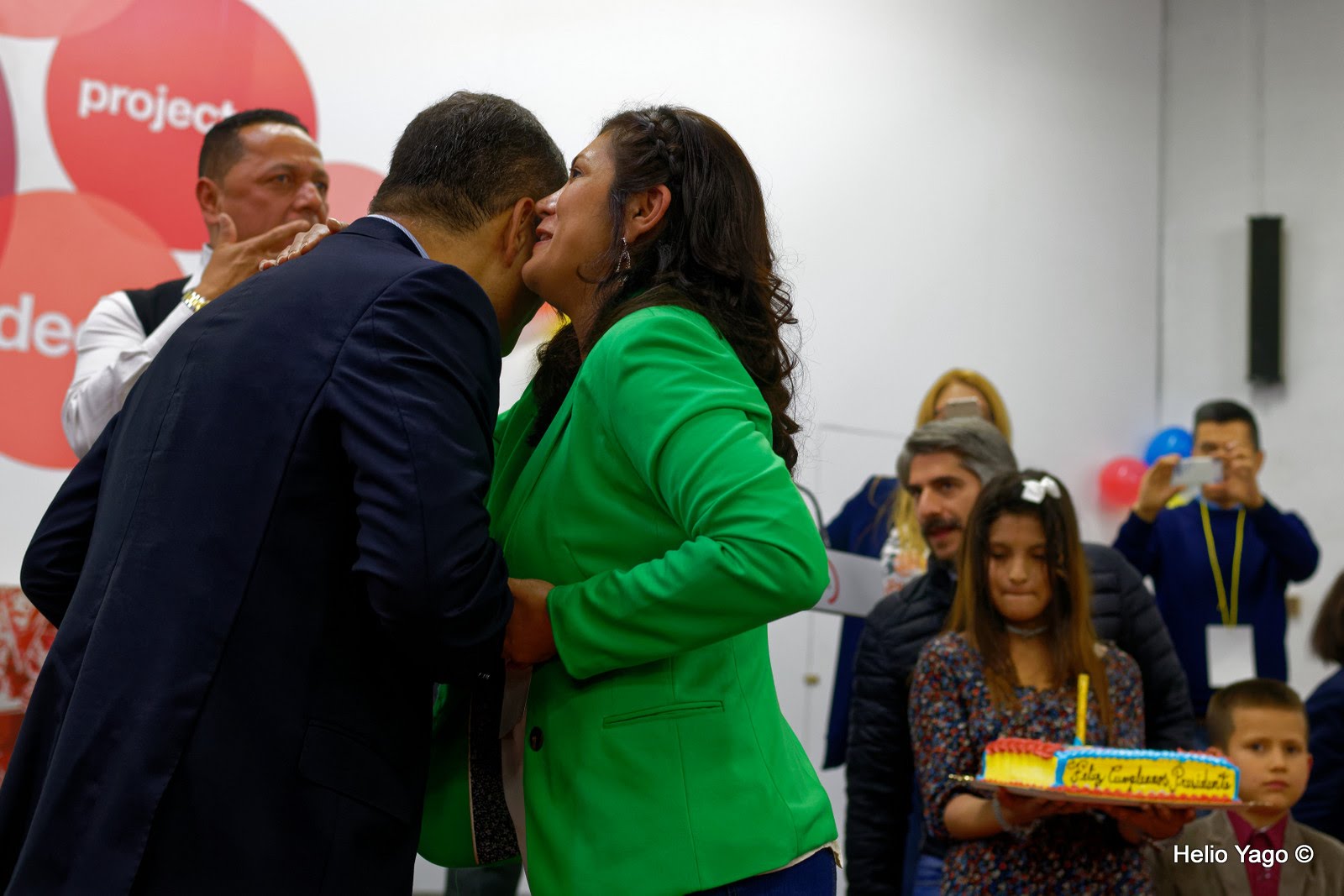 Rafael Correa en Valencia (Sede de UGT)