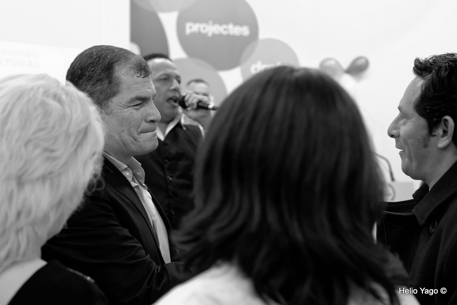 Rafael Correa en Valencia (Sede de UGT)