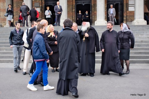 Detalles de la religión ortodoxa en Timisoara (X100F)