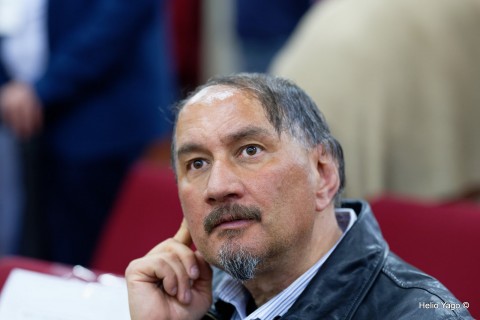 Rafael Correa en Valencia (Sede de UGT)