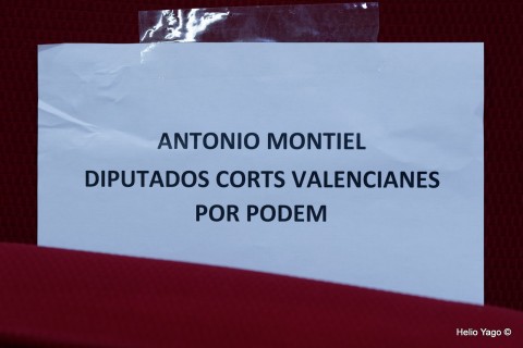 Rafael Correa en Valencia (Sede de UGT)