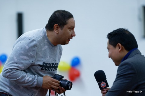 Rafael Correa en Valencia (Sede de UGT)