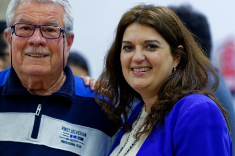 Rafael Correa en Valencia (Sede de UGT)