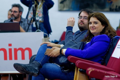 Rafael Correa en Valencia (Sede de UGT)