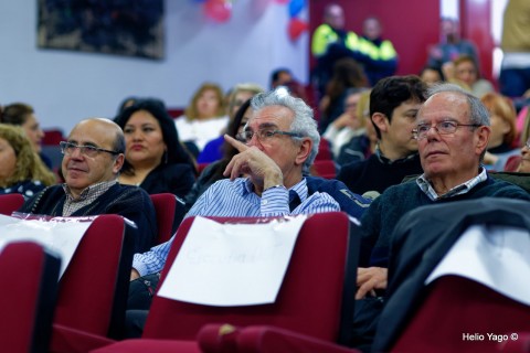 Rafael Correa en Valencia (Sede de UGT)