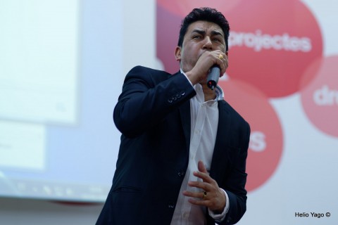 Rafael Correa en Valencia (Sede de UGT)