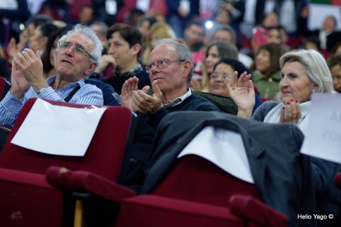 Rafael Correa en Valencia (Sede de UGT)