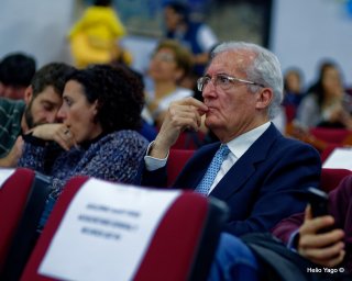 Rafael Correa en Valencia (Sede de UGT)