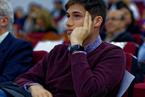 Rafael Correa en Valencia (Sede de UGT)