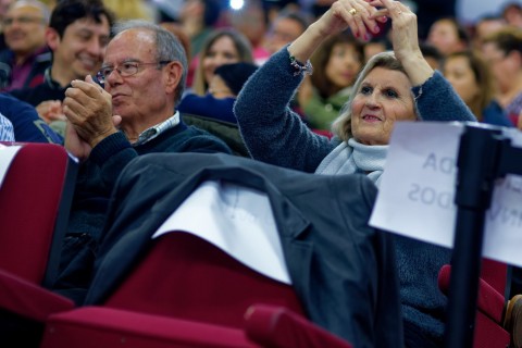 Rafael Correa en Valencia (Sede de UGT)