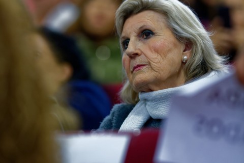 Rafael Correa en Valencia (Sede de UGT)