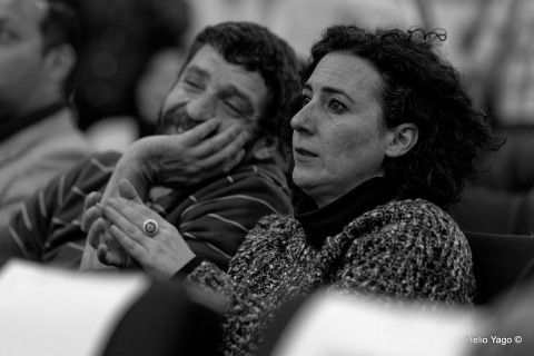 Rafael Correa en Valencia (Sede de UGT)