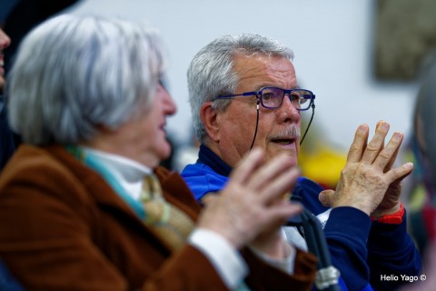 Rafael Correa en Valencia (Sede de UGT)