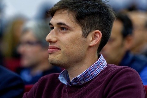 Rafael Correa en Valencia (Sede de UGT)