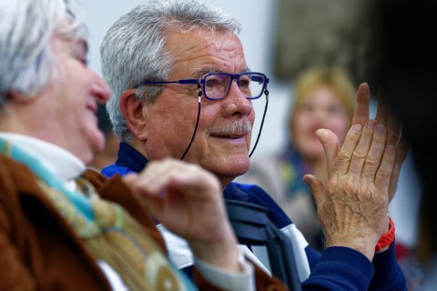 Rafael Correa en Valencia (Sede de UGT)