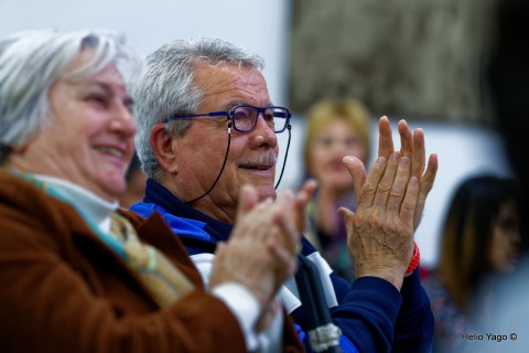 Rafael Correa en Valencia (Sede de UGT)