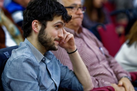 Rafael Correa en Valencia (Sede de UGT)