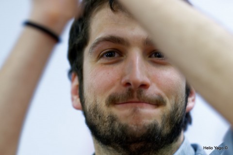 Rafael Correa en Valencia (Sede de UGT)