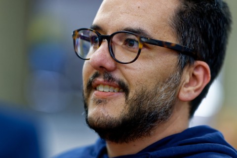 Rafael Correa en Valencia (Sede de UGT)