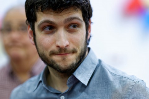 Rafael Correa en Valencia (Sede de UGT)