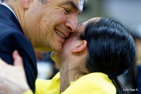 Rafael Correa en Valencia (Sede de UGT)