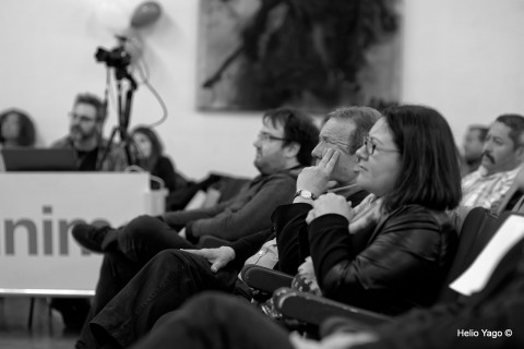 Rafael Correa en Valencia (Sede de UGT)