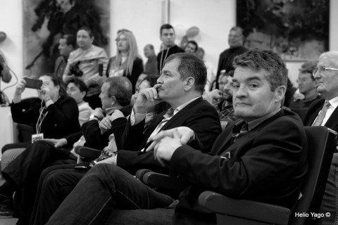 Rafael Correa en Valencia (Sede de UGT)